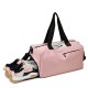Export Gym Bag, Wet/Dry Separation, Men's and Women's Independent Shoe Compartment, Yoga Gym Bag Oxford cloth travel luggage and storage bag