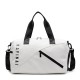 Men's and Women's Fashionable Short Trip Travel Bag with Shoe Compartment, Wet/Dry Separate Sports Gym Bag Separate sports and fitness bag