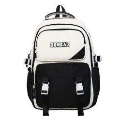 New contrasting color backpack for junior high school students, trendy and casual, versatile backpack for classes, college students, and high school students New contrasting color backpack for junior high school students, trendy and casual, versatile backpack for classes, college students, and high school students