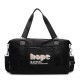 Trendy casual large-capacity short-distance travel carry-on luggage, wet/dry separation, sports and fitness bag with trolley attachment