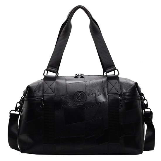 Cross-Border Business Travel Bag, Fashionable PU Women's Hand Luggage Bag, Wet/Dry Separation, Simple Yoga Gym Bag