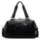 Cross-Border Business Travel Bag, Fashionable PU Women's Hand Luggage Bag, Wet/Dry Separation, Simple Yoga Gym Bag
