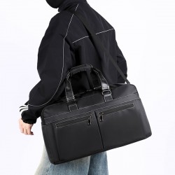 Extra-large capacity men's business carry-on luggage, travel luggage storage bag with trolley attachment Extra-large capacity men's business carry-on luggage, travel luggage storage bag with trolley attachment