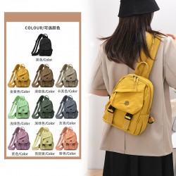 New export women's backpack, trendy Japanese-style simple large-capacity shoulder bag, versatile new fashionable crossbody chest bag New export women's backpack, trendy Japanese-style simple large-capacity shoulder bag, versatile new fashionable crossbody chest bag