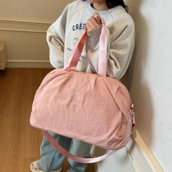 Women's sports and fitness bag with wet and dry separation, casual fitness yoga bag, simple and fresh travel bag for short trips