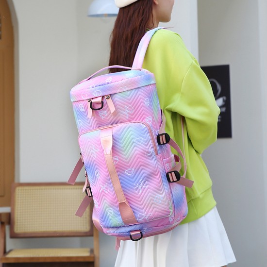 Cross-border short-distance travel bag, independent shoe compartment, wet and dry separation, yoga bag, waterproof sports multifunctional fitness bag