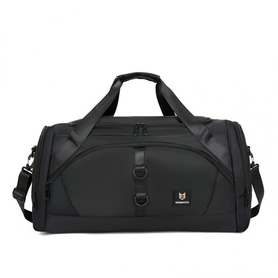 Lightweight travel bag with wet/dry separation and sports and fitness bag, large capacity, shoe compartment, casual travel bag with trolley Lightweight travel bag with wet/dry separation and sports and fitness bag, large capacity, shoe compartment, casual travel bag with trolley