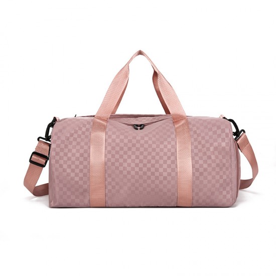 Large-capacity travel bag with shoe compartment, lightweight travel bag for women for short trips, fitness, and maternity preparation Trolley bag with luggage for carry-on luggage