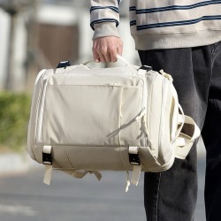 New cross-border men's and women's travel backpacks with shoe compartments and expandable shoe compartments, including gym bags. New cross-border men's and women's travel backpacks with shoe compartments and expandable shoe compartments, including gym bags.