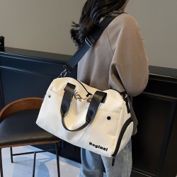 Men's and Women's Fashionable Wet/Dry Separate Sports Gym Bag, Trendy and Large Capacity, Trolley-Attachable Travel Bag with Shoe Compartment Men's and Women's Fashionable Wet/Dry Separate Sports Gym Bag, Trendy and Large Capacity, Trolley-Attachable Travel Bag with Shoe Compartment