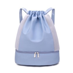 New women's wet/dry separation gym bags with shoe compartments, lightweight outdoor backpacks for swimming and yoga.