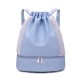 New women's wet/dry separation gym bags with shoe compartments, lightweight outdoor backpacks for swimming and yoga.