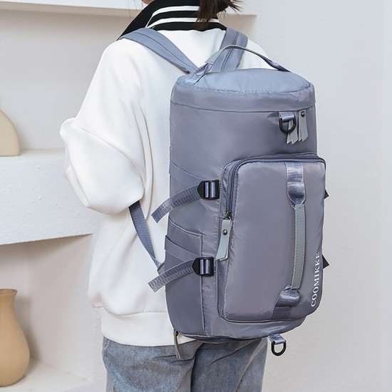 New Cross-Border Large Capacity Travel Bag, Independent Shoe Compartment, Wet/Dry Separation Luggage Bag, Waterproof Sports Backpack, Gym Bag