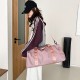 Large-capacity travel bag with shoe compartment, lightweight travel bag for women for short trips, fitness, and maternity preparation Trolley bag with luggage for carry-on luggage