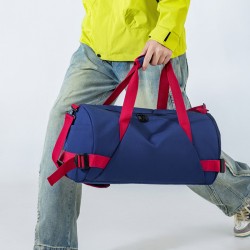 Men's sports and fitness bag with wet and dry separation, outdoor sports bag with basketball compartment, stress relief portable travel bag Men's sports and fitness bag with wet and dry separation, outdoor sports bag with basketball compartment, stress relief portable travel bag