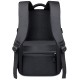 Cross-border men's laptop bags, trendy travel bags with headphone jacks, leather-wrapped backpacks for business commuting and casual student backpacks.