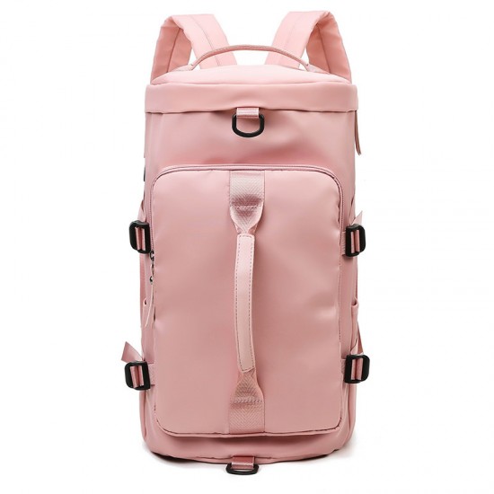 New Cross-Border Large Capacity Travel Bag, Independent Shoe Compartment, Wet/Dry Separation Luggage Bag, Waterproof Sports Backpack, Gym Bag