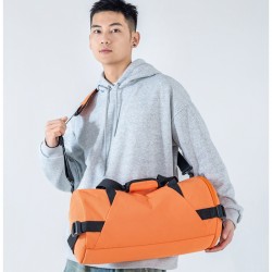 Men's sports and fitness bag with wet and dry separation, outdoor sports bag with basketball compartment, stress relief portable travel bag Men's sports and fitness bag with wet and dry separation, outdoor sports bag with basketball compartment, stress relief portable travel bag
