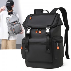New men's large-capacity travel backpacks, stylish and trendy solid-color business laptop backpacks. New men's large-capacity travel backpacks, stylish and trendy solid-color business laptop backpacks.