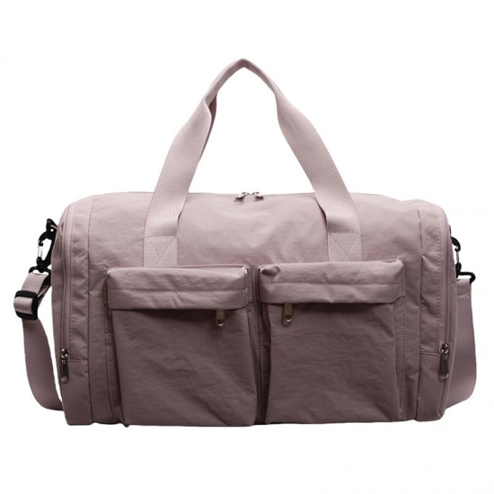 Unisex travel luggage with shoe compartment and double pockets, wet/dry separation, sports fitness bag Unisex travel luggage with shoe compartment and double pockets, wet/dry separation, sports fitness bag