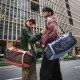 Fashionable men's and women's sports bag, wet/dry separation, travel bag, travel bag for short trips, travel bag with shoe compartment.