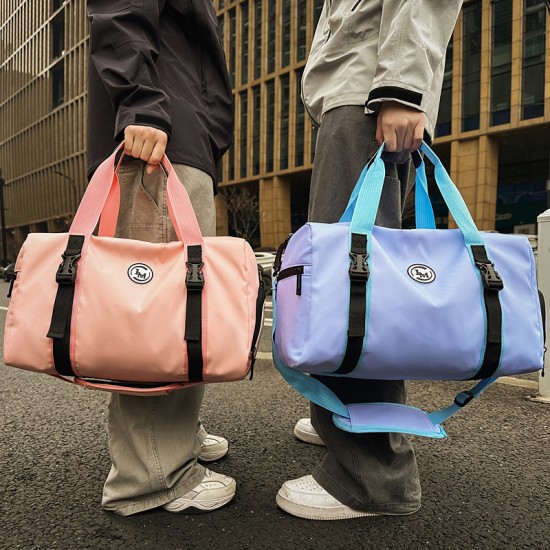 Men's student travel bag with wet and dry separation, back-to-school clothing storage, sports and leisure, urban minimalist fitness bag Men's student travel bag with wet and dry separation, back-to-school clothing storage, sports and leisure, urban minimalist fitness bag