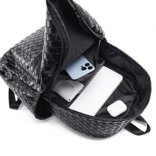 New woven backpack, trendy lightweight travel bag for men and women, daily commuting, and college students New woven backpack, trendy lightweight travel bag for men and women, daily commuting, and college students