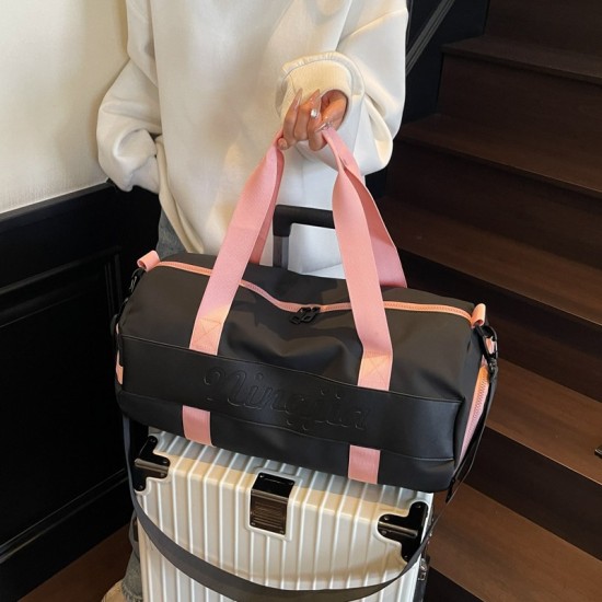 Large-capacity sports and fitness bag, men's and women's outdoor travel short-distance luggage storage bag, wet and dry separation yoga bag Large-capacity sports and fitness bag, men's and women's outdoor travel short-distance luggage storage bag, wet and dry separation yoga bag