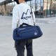 Large-capacity travel bag with shoe compartment, decompression shoulder strap, travel bag with trolley for men and women on business trips Large-capacity travel bag with shoe compartment, decompression shoulder strap, travel bag with trolley for men and women on business trips