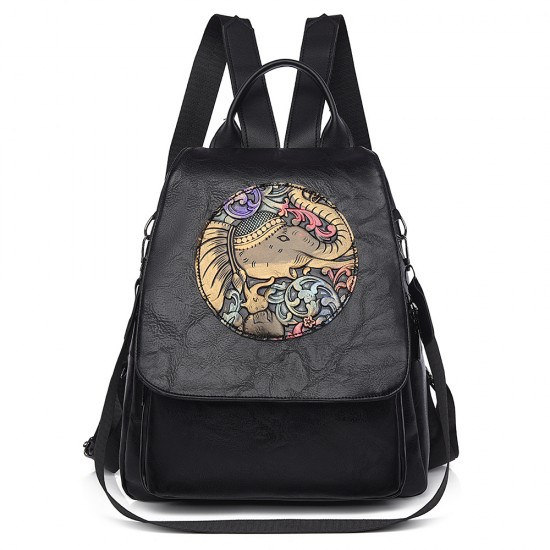 New cross-border soft leather backpacks Women's Korean-style fashionable large-capacity backpack, stylish and casual, versatile and versatile travel bag New cross-border soft leather backpacks Women's Korean-style fashionable large-capacity backpack, stylish and casual, versatile and versatile travel bag
