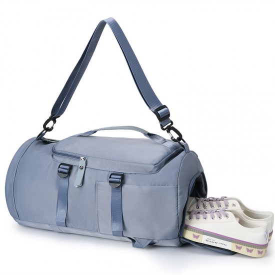New Cross-Border Large Capacity Travel Bag, Independent Shoe Compartment, Wet/Dry Separation Luggage Bag, Waterproof Sports Backpack, Gym Bag