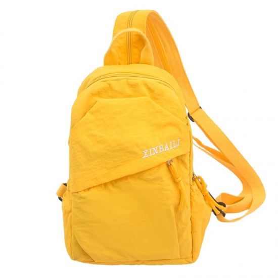 Cross-border outdoor travel backpacks, small size for men's sports backpacks Shanbao 2025 new lightweight and simple student backpack