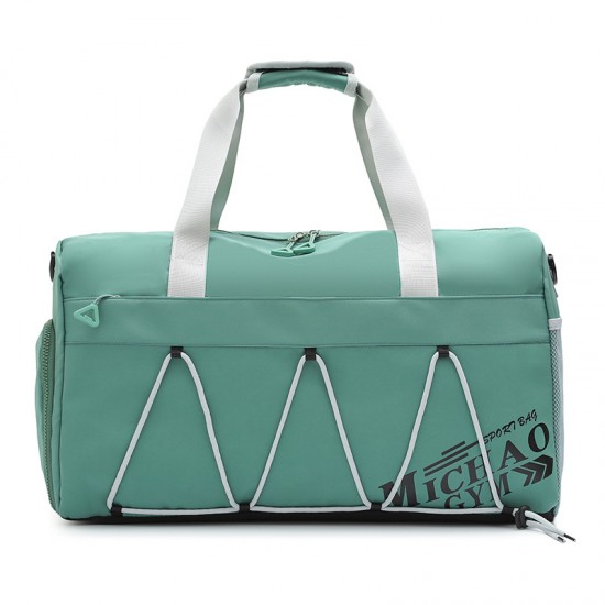 New large-capacity, lightweight travel bag for outdoor sports training, wet/dry separation, logo-printable fitness bag