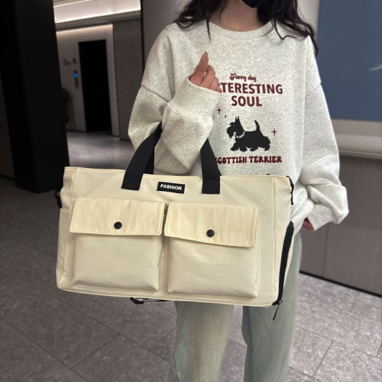 Sports and Leisure Wet/Dry Separate Gym Bag, Large-Capacity Travel Hand Luggage Bag with Trolley and Shoe Compartment Sports and Leisure Wet/Dry Separate Gym Bag, Large-Capacity Travel Hand Luggage Bag with Trolley and Shoe Compartment