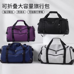 Men's stylish sports and fitness bag with wet and dry separation, shoe compartment, stress relief shoulder strap, casual travel bag Men's stylish sports and fitness bag with wet and dry separation, shoe compartment, stress relief shoulder strap, casual travel bag