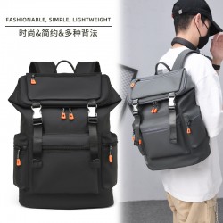 New men's large-capacity travel backpacks, stylish and trendy solid-color business laptop backpacks. New men's large-capacity travel backpacks, stylish and trendy solid-color business laptop backpacks.
