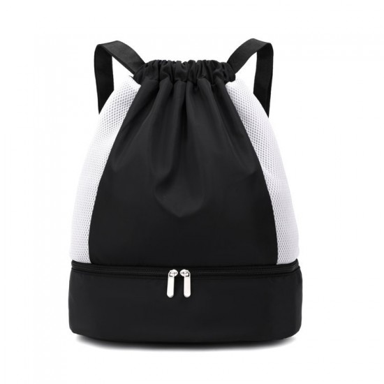 New women's wet/dry separation gym bags with shoe compartments, lightweight outdoor backpacks for swimming and yoga.