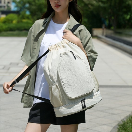 Cross-border outdoor badminton racket storage sports bag with separate shoe compartment, tennis racket bag, short-distance business trip backpack