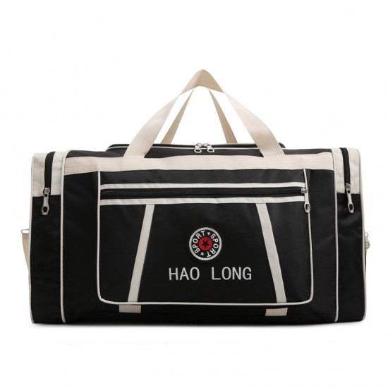Unisex household clothing storage and moving bag, multi-pocket travel and leisure luggage in contrasting colors Unisex household clothing storage and moving bag, multi-pocket travel and leisure luggage in contrasting colors