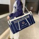 Unisex household clothing storage and moving bag, multi-pocket travel and leisure luggage in contrasting colors Unisex household clothing storage and moving bag, multi-pocket travel and leisure luggage in contrasting colors