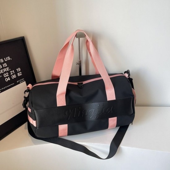 Large-capacity sports and fitness bag, men's and women's outdoor travel short-distance luggage storage bag, wet and dry separation yoga bag Large-capacity sports and fitness bag, men's and women's outdoor travel short-distance luggage storage bag, wet and dry separation yoga bag