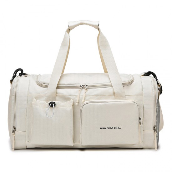 Men's and Women's Back-to-School and Holiday Storage Luggage Bag, Wet/Dry Separate Gym Bag with Trolley and Shoe Compartment Men's and Women's Back-to-School and Holiday Storage Luggage Bag, Wet/Dry Separate Gym Bag with Trolley and Shoe Compartment