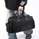 Men's large-capacity travel bag with multiple pockets, short-distance business trip outdoor storage, trolley function Men's large-capacity travel bag with multiple pockets, short-distance business trip outdoor storage, trolley function
