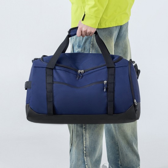 Men's stylish sports and fitness bag with wet and dry separation, shoe compartment, stress relief shoulder strap, casual travel bag Men's stylish sports and fitness bag with wet and dry separation, shoe compartment, stress relief shoulder strap, casual travel bag