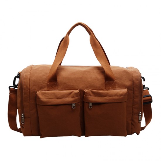 Unisex travel luggage with shoe compartment and double pockets, wet/dry separation, sports fitness bag Unisex travel luggage with shoe compartment and double pockets, wet/dry separation, sports fitness bag