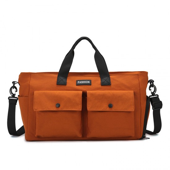 Sports and Leisure Wet/Dry Separate Gym Bag, Large-Capacity Travel Hand Luggage Bag with Trolley and Shoe Compartment Sports and Leisure Wet/Dry Separate Gym Bag, Large-Capacity Travel Hand Luggage Bag with Trolley and Shoe Compartment