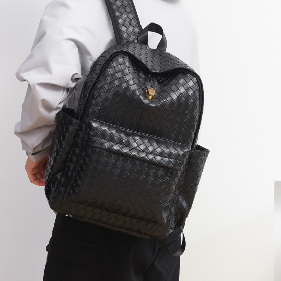 New woven backpack, trendy lightweight travel bag for men and women, daily commuting, and college students New woven backpack, trendy lightweight travel bag for men and women, daily commuting, and college students