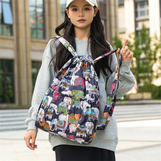 Outdoor cycling backpack, drawstring backpack, hiking backpack, large-capacity camping travel storage bag Outdoor cycling backpack, drawstring backpack, hiking backpack, large-capacity camping travel storage bag