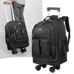 New foreign trade business backpack with multifunctional universal wheels, short-distance business travel luggage, large-capacity college student backpack New foreign trade business backpack with multifunctional universal wheels, short-distance business travel luggage, large-capacity college student backpack