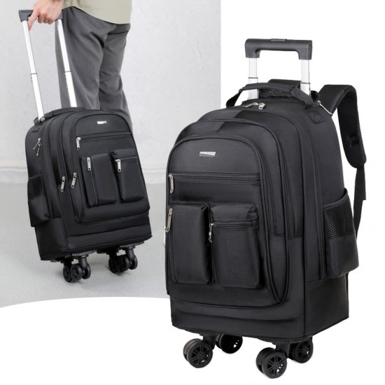 New foreign trade business backpack with multifunctional universal wheels, short-distance business travel luggage, large-capacity college student backpack New foreign trade business backpack with multifunctional universal wheels, short-distance business travel luggage, large-capacity college student backpack